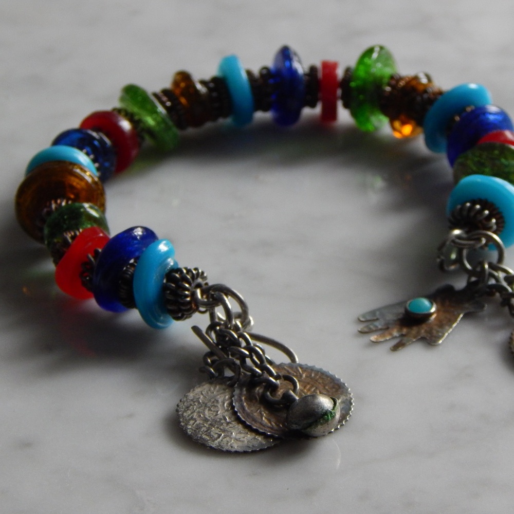 Unique silver bracelet